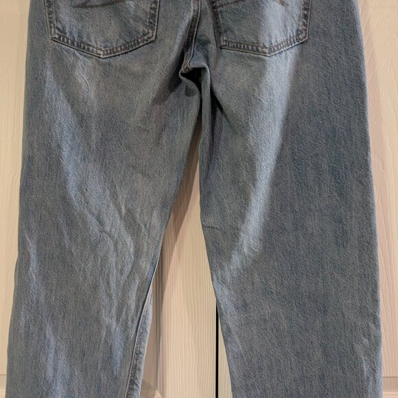 American Eagle Women's '90s Low-Rise Straight Jeans, Size 6 Short, Distressed - Picture 8 of 14